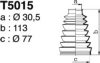 DEPA T5015 Bellow Set, drive shaft